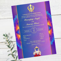 Punjabi Sikh Wedding Anand Karaj Golden