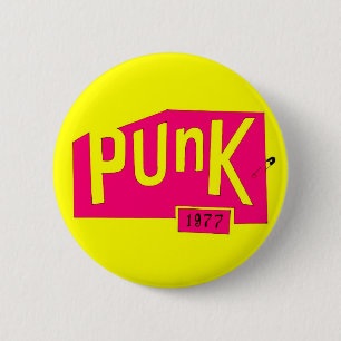 "Punk 1977" Pinback Button