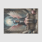 Punk Angel in Stripes Decoupage