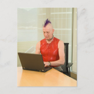 Punk at Work Postcard