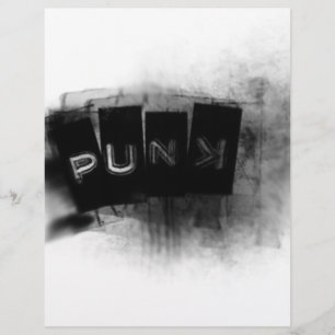 Punk black and white