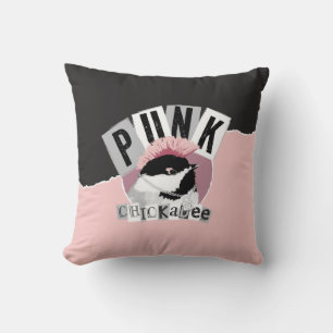 Punk Chickadee Cushion
