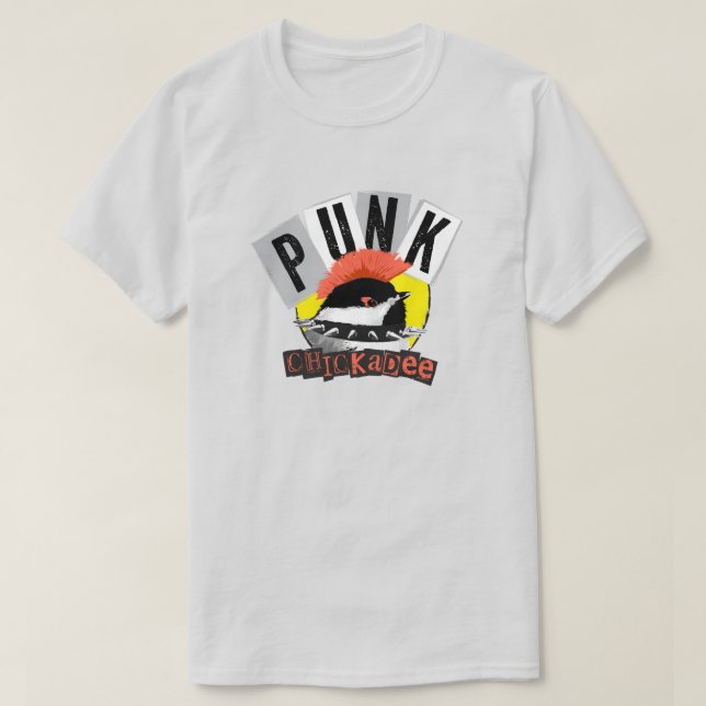 Punk Chickadee T-Shirt (Design Front)