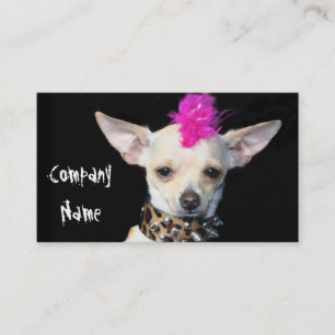 Punk Chihuahua Business Cards