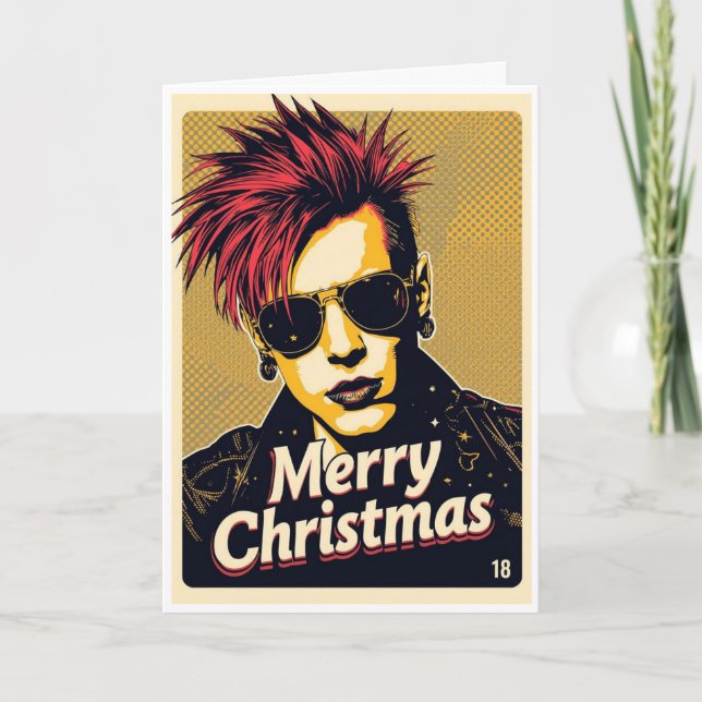 punk christmas card (Front)