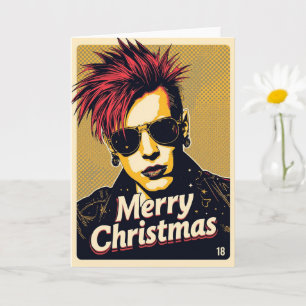 punk christmas card