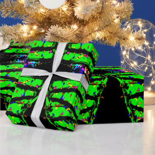 Punk Christmas tree Wrapping Paper
