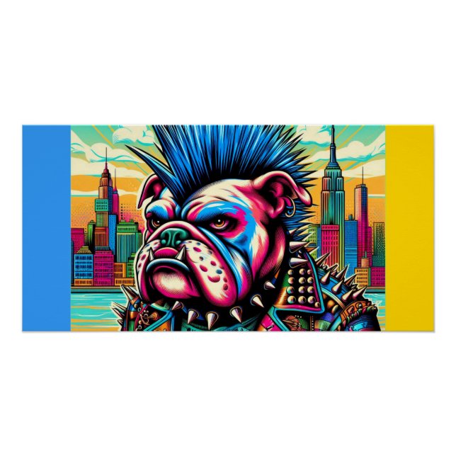 PUNK CITY BULLDOG 8 POSTER (Front)