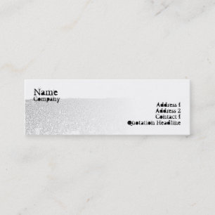 Punk Crowd - Skinny Mini Business Card