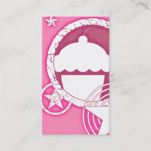 punk cupcake business card