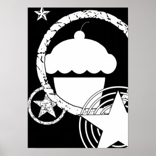 punk cupcake poster