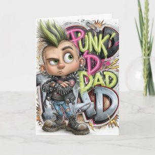 Punk Dad Rebellion Card