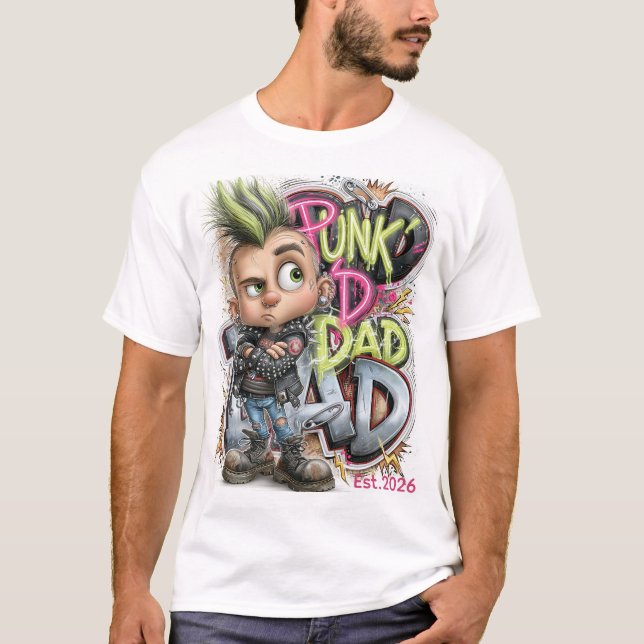 Punk Dad Rebellion T-Shirt (Front)