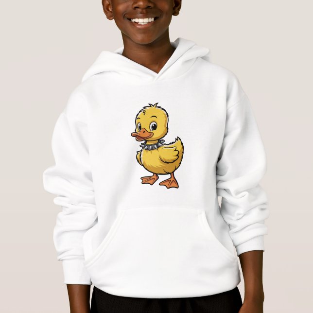 Punk Duckling – Funny Rebel Animal Art (Front)