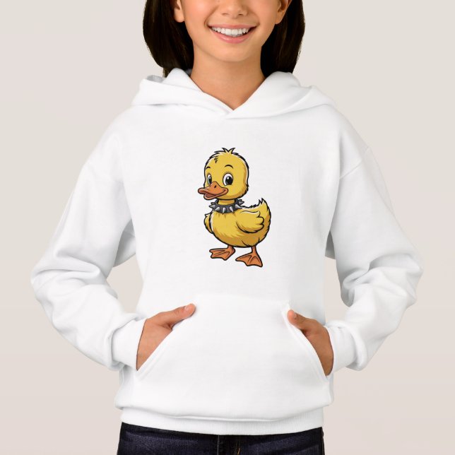Punk Duckling – Funny Rebel Animal Art (Front)