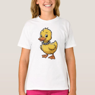 Punk Duckling – Funny Rebel Animal Art T-Shirt