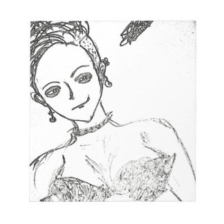 punk girl...i am just a girl american idol notepad