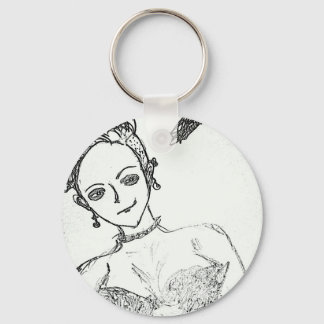 punk girl is sophie??? key ring