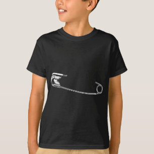 Punk Goth Safety Pin T-Shirt