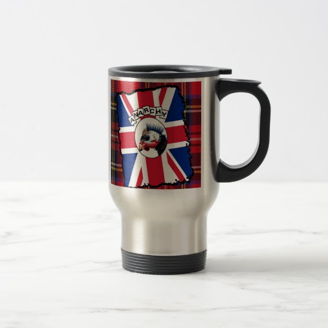 Punk guineafowl travel mug (Right)