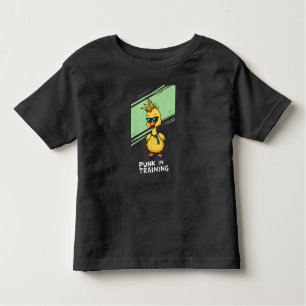 Punk in Training – Cute Punk Duck CartoonT-Shirt Toddler T-Shirt