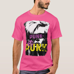 Punk Is Alive Album Cover Grunge Retro Vintage Pun T-Shirt
