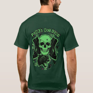 Punk Is Not Dead Shirt – Skull & Panther Grunge 