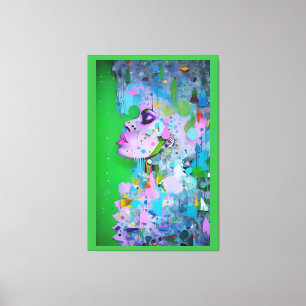 Punk - Ken Gauge Surreal Art Canvas Print