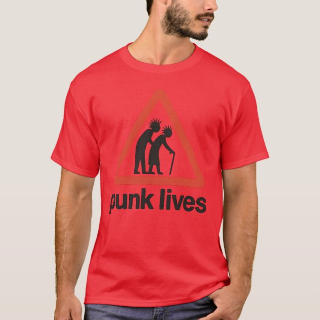 punk lives T-Shirt (Front)