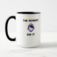 Punk Monkey The monkey did it Mug
