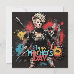 Punk Mother's Day Pearl Simmer Card