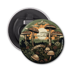 Punk Mushroom Forest Bottle Opener