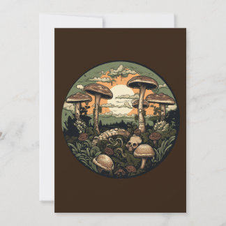 Punk Mushroom Forest Invitation