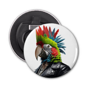 Punk Parrot Bottle Opener