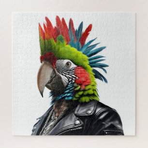Punk Parrot Jigsaw Puzzle