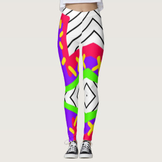 Punk pattern leggings