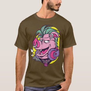 Punk Pig  T-Shirt