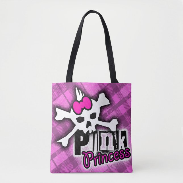 Punk Princess Tote Bag (Front)