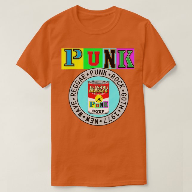 punk Punk Soup T-Shirt (Design Front)