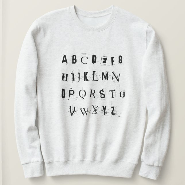 Punk Rock ABC's Sweatshirt (Design Front)