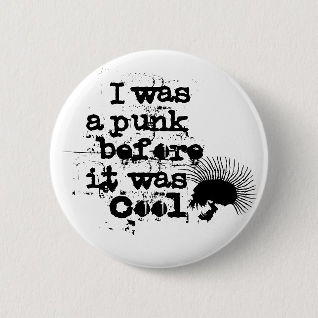 punk rock button (Front)