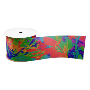 Punk Rock Design Satin Ribbon