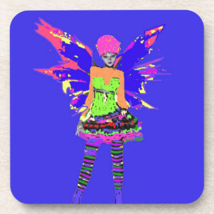 Punk Rock Fairy Coaster