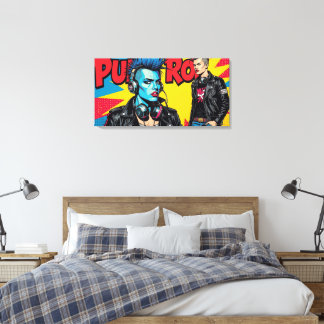 PUNK ROCK FOREVER-3 CANVAS PRINT