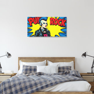 PUNK ROCK FOREVER-5 CANVAS PRINT