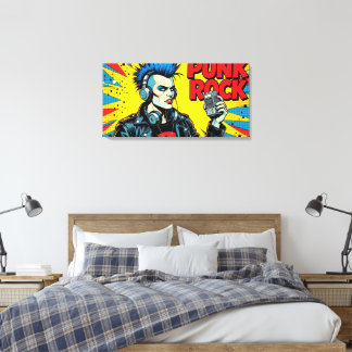 PUNK ROCK FOREVER CANVAS PRINT