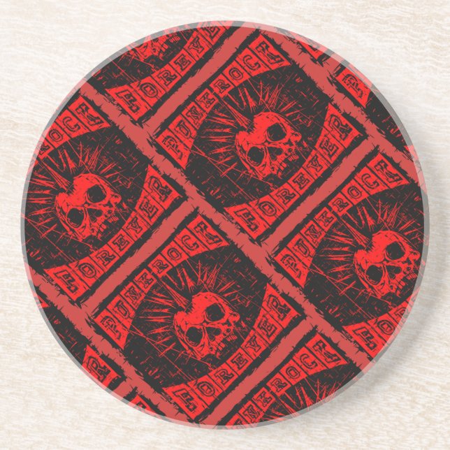 punk rock forever coaster (Front)