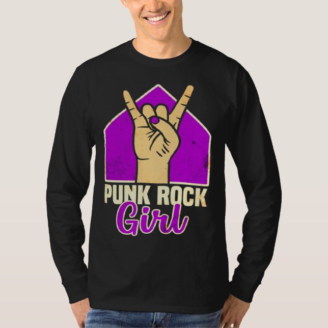 Punk Rock Girl T-Shirt (Front)