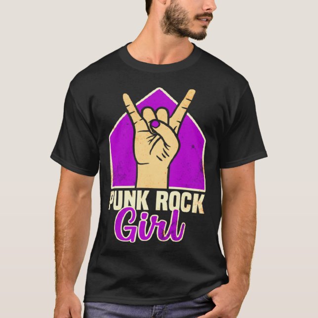 Punk Rock Girl T-Shirt (Front)