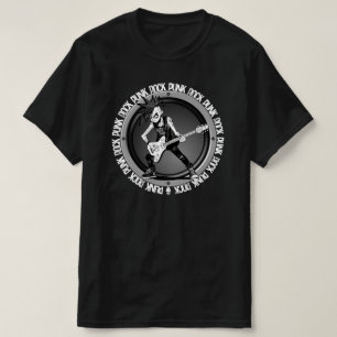 Punk Rock Guitar Player Art Cool Musician Classic T-Shirt